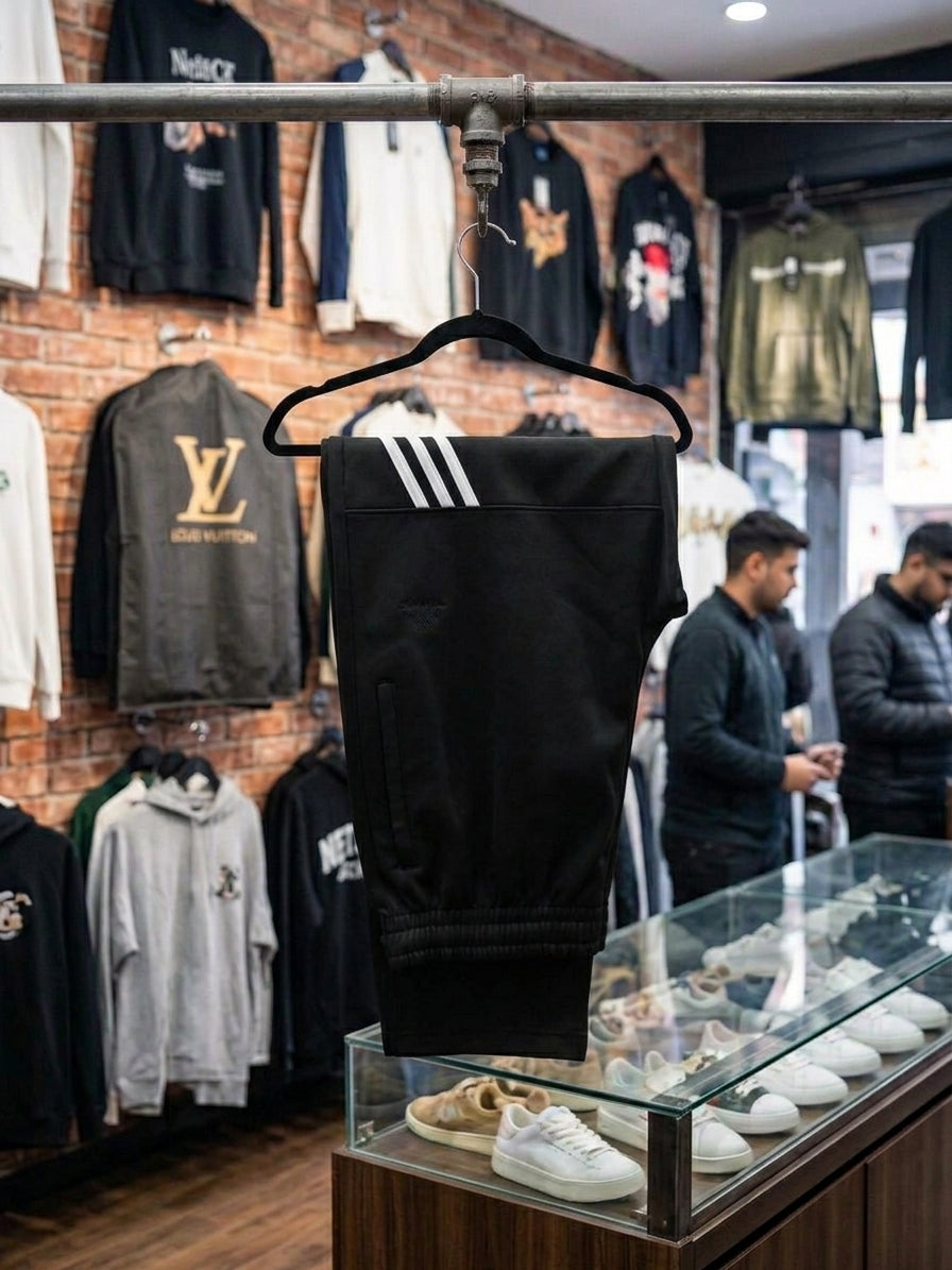Adidas Winter Track Suit 280+ (GSM) Premium Look (BLACK)